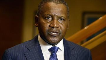 Nigerian billionaire and founder of Dangote Group, Aliko Dangote on track with $150m Cameroon cement plant.