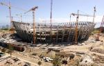 Construction phase at the Green Point stadium in Cape Town which hosted the 2010 FIFA World Cup. FILE PHOTO