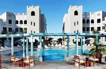 Orascom is the largest hotel owners and developers in the Middle East and North Africa region. The group partners with Rotana, Starwood, Intercontinental, Club Med, GHM and Movenpick. File Photo: Orascom's Fanadir hotel in Egypt
